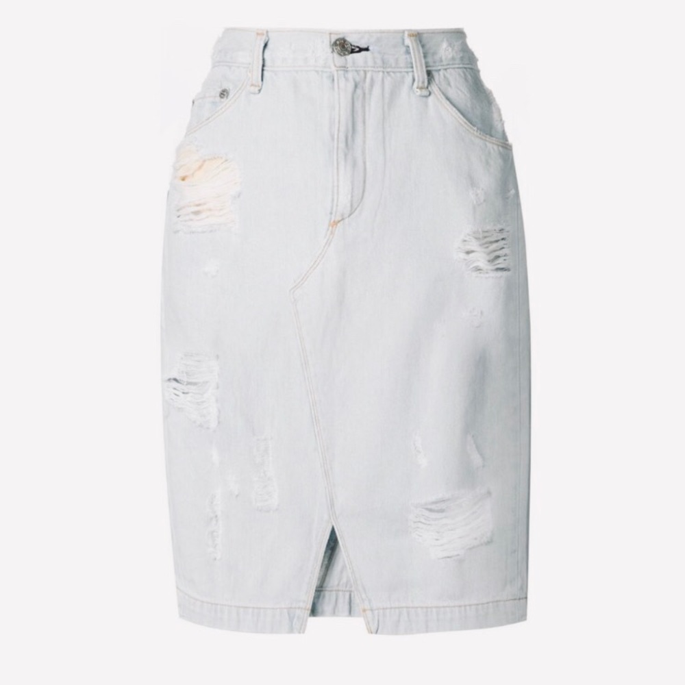 White Rag & Bone Knee Length Skirt